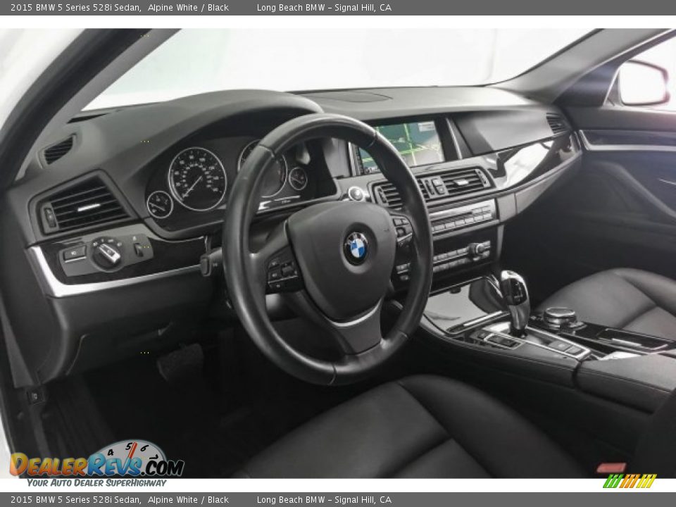 2015 BMW 5 Series 528i Sedan Alpine White / Black Photo #20