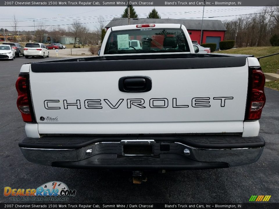 2007 Chevrolet Silverado 1500 Work Truck Regular Cab Summit White / Dark Charcoal Photo #4