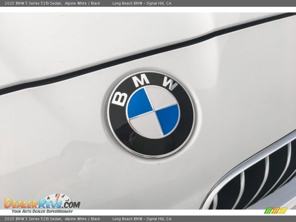 2015 BMW 5 Series 528i Sedan Alpine White / Black Photo #29
