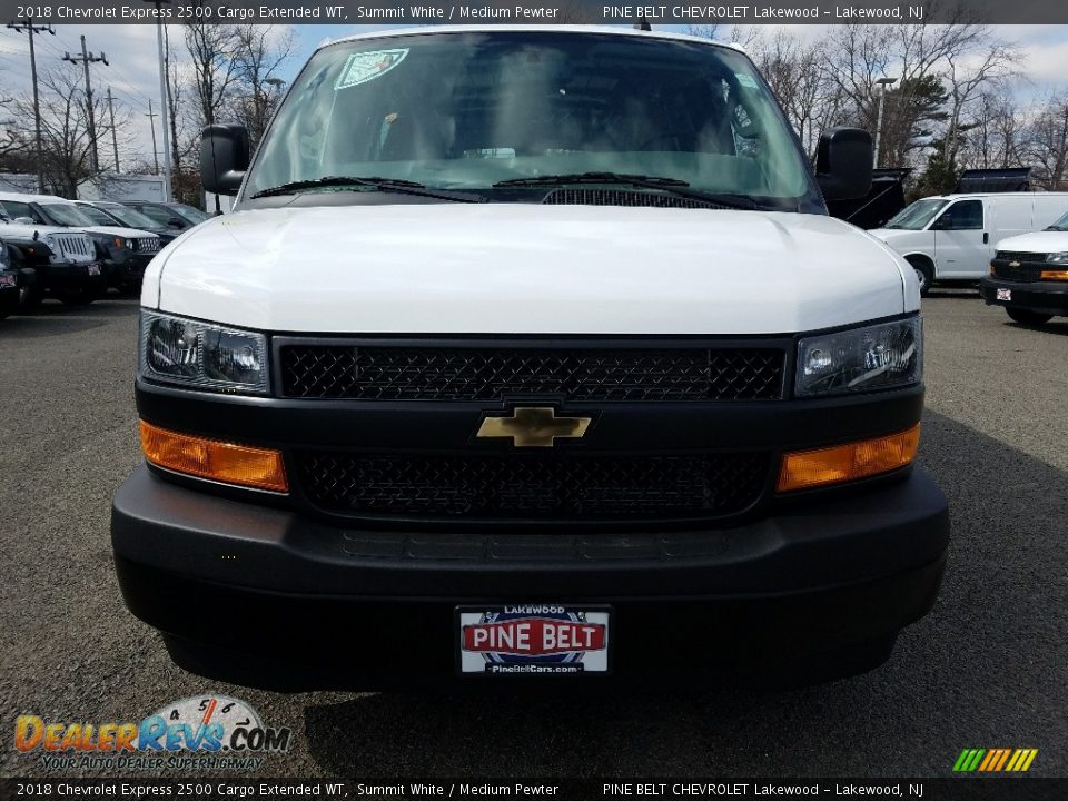 2018 Chevrolet Express 2500 Cargo Extended WT Summit White / Medium Pewter Photo #2