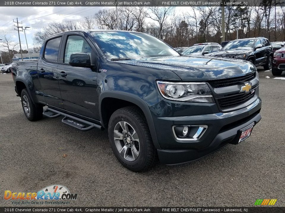 2018 Chevrolet Colorado Z71 Crew Cab 4x4 Graphite Metallic / Jet Black/Dark Ash Photo #1