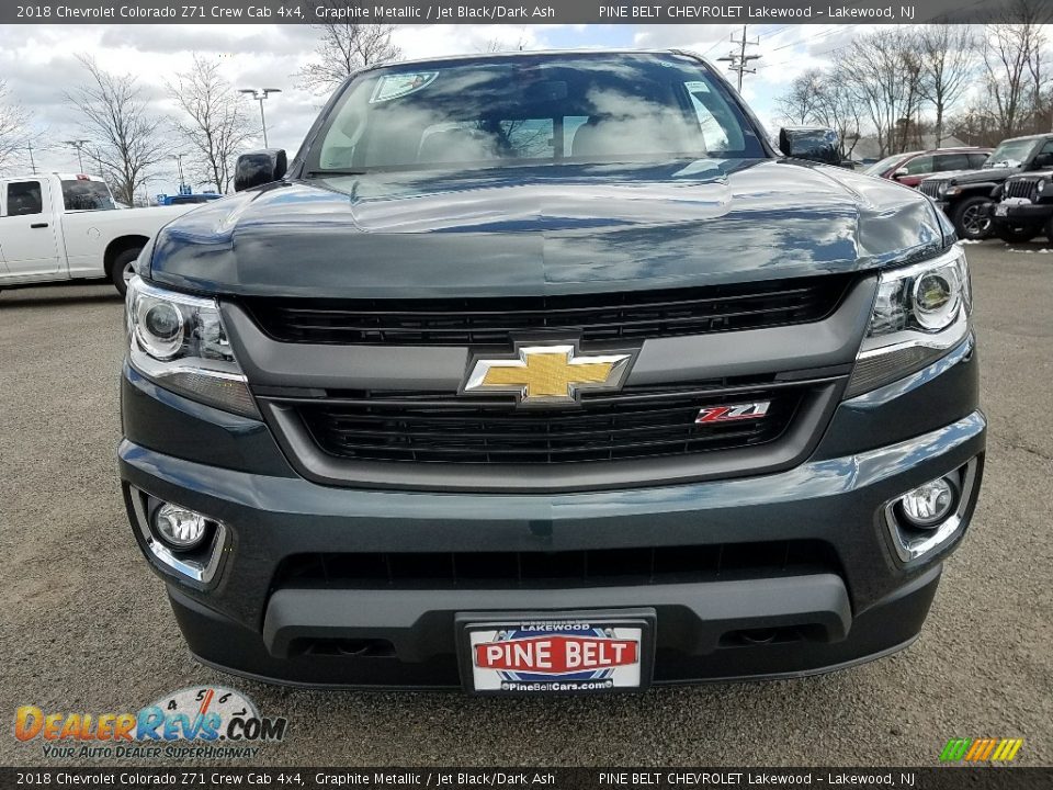 2018 Chevrolet Colorado Z71 Crew Cab 4x4 Graphite Metallic / Jet Black/Dark Ash Photo #2