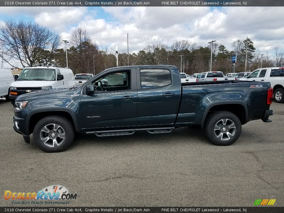 2018 Chevrolet Colorado Z71 Crew Cab 4x4 Graphite Metallic / Jet Black/Dark Ash Photo #3
