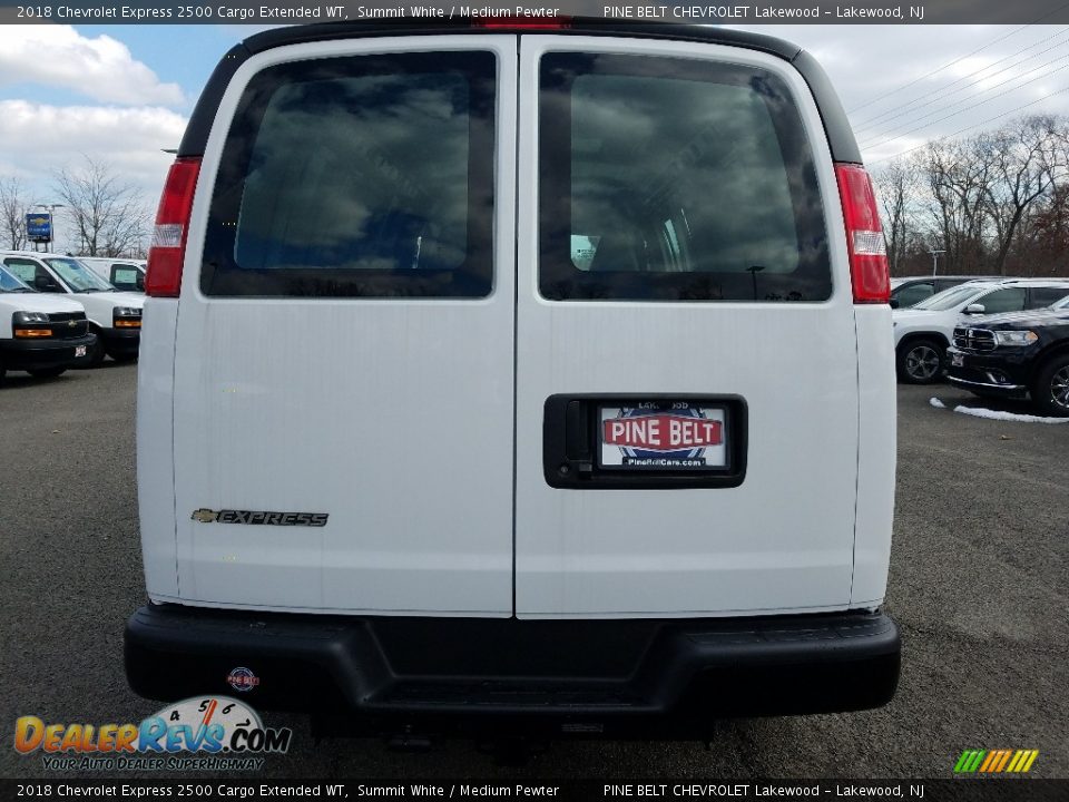 2018 Chevrolet Express 2500 Cargo Extended WT Summit White / Medium Pewter Photo #5