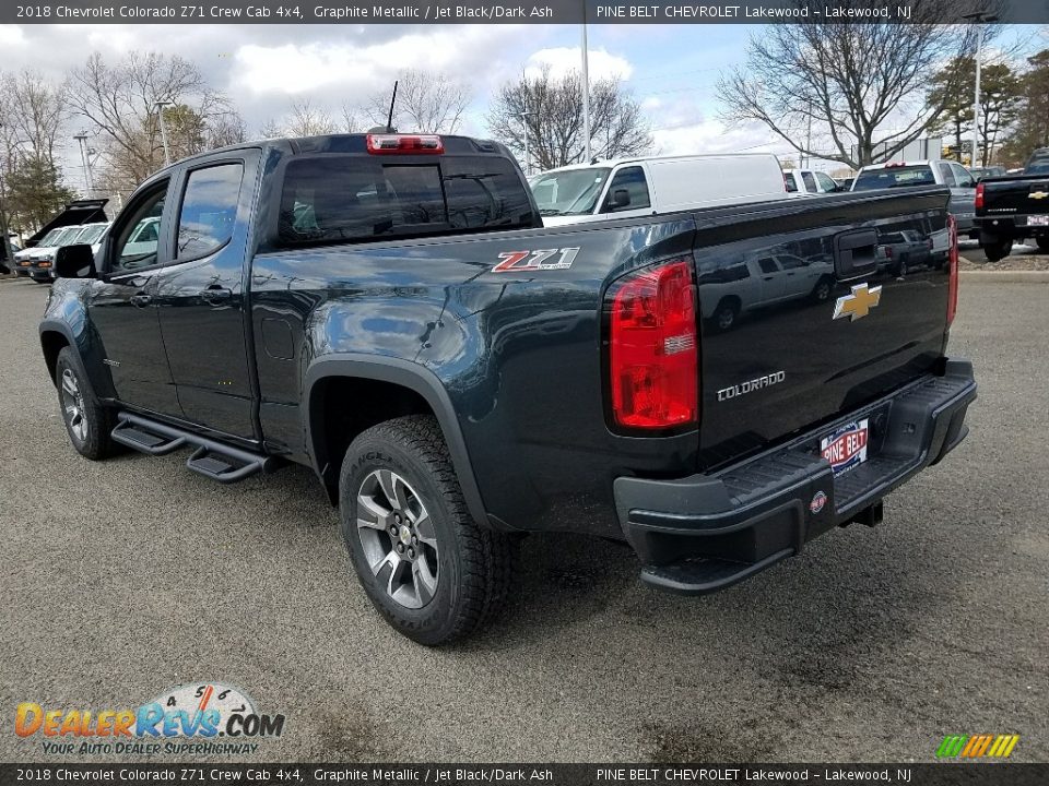 2018 Chevrolet Colorado Z71 Crew Cab 4x4 Graphite Metallic / Jet Black/Dark Ash Photo #4