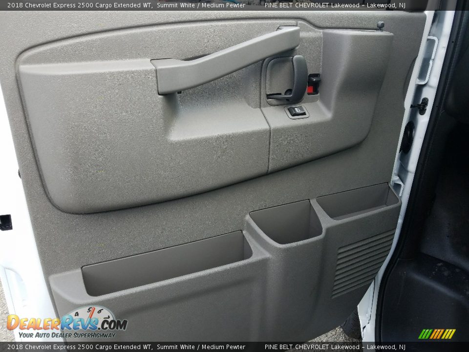 2018 Chevrolet Express 2500 Cargo Extended WT Summit White / Medium Pewter Photo #6