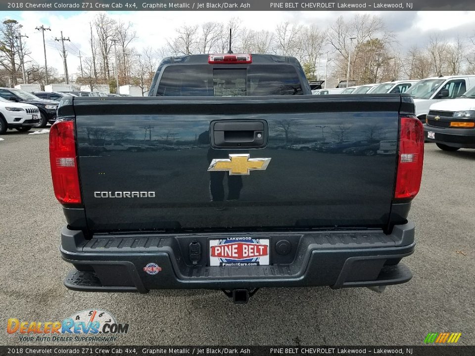 2018 Chevrolet Colorado Z71 Crew Cab 4x4 Graphite Metallic / Jet Black/Dark Ash Photo #5
