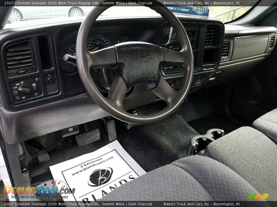 2007 Chevrolet Silverado 1500 Work Truck Regular Cab Summit White / Dark Charcoal Photo #15