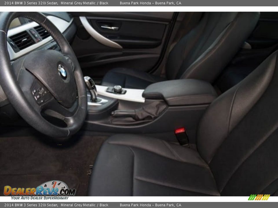2014 BMW 3 Series 320i Sedan Mineral Grey Metallic / Black Photo #3