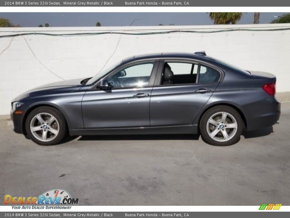 2014 BMW 3 Series 320i Sedan Mineral Grey Metallic / Black Photo #9