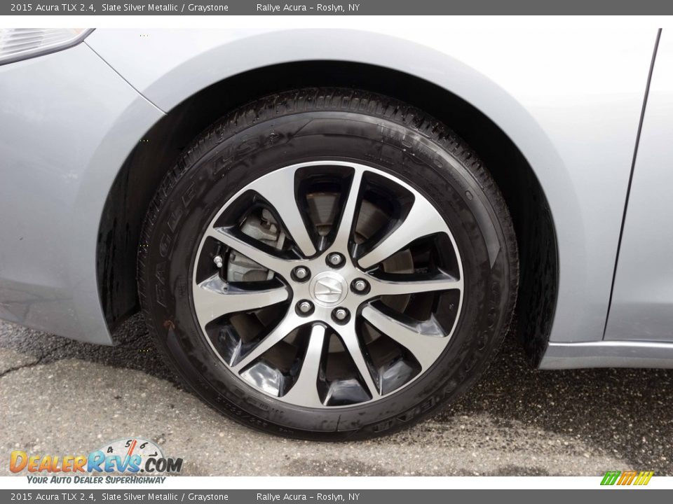 2015 Acura TLX 2.4 Slate Silver Metallic / Graystone Photo #11