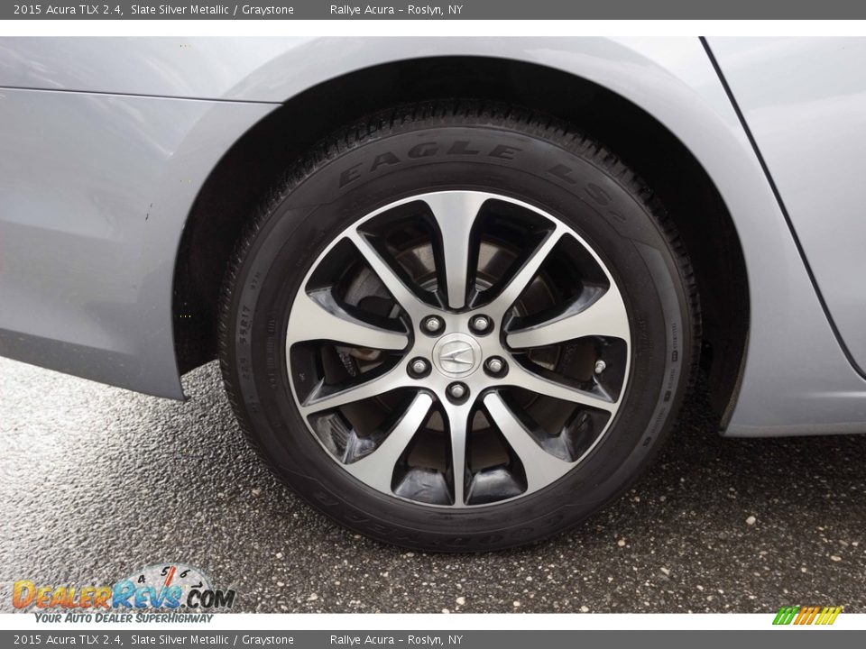 2015 Acura TLX 2.4 Slate Silver Metallic / Graystone Photo #12