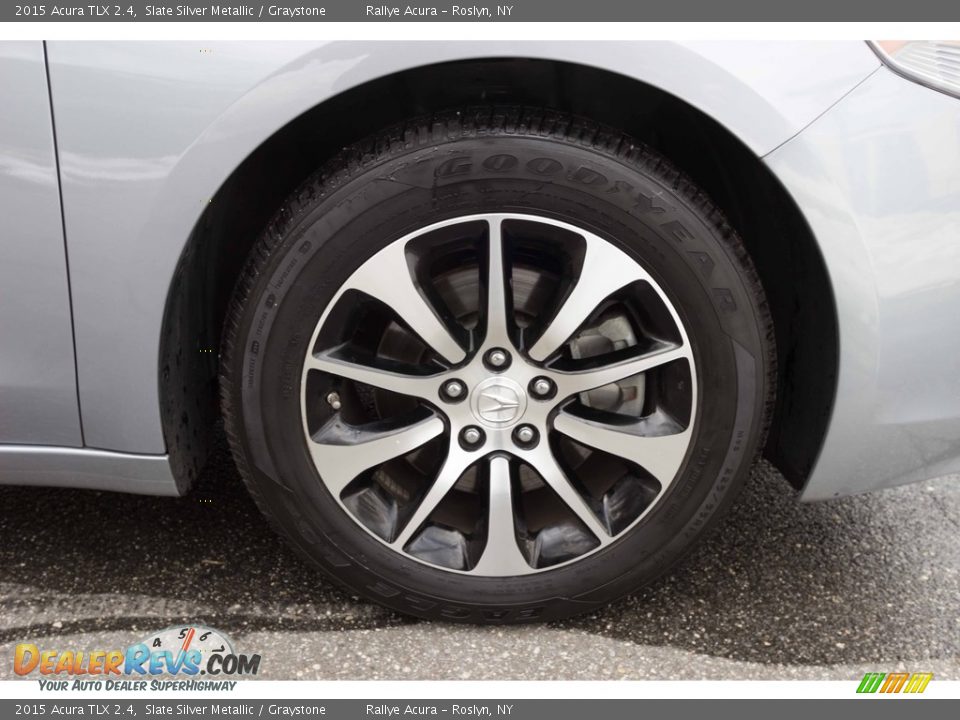 2015 Acura TLX 2.4 Slate Silver Metallic / Graystone Photo #13