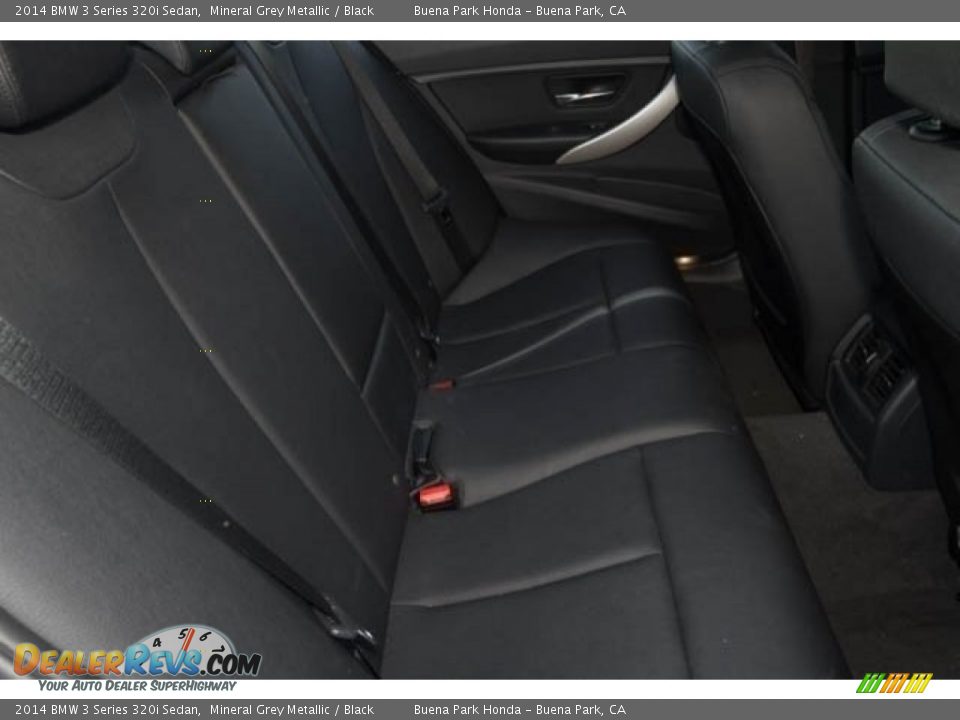 2014 BMW 3 Series 320i Sedan Mineral Grey Metallic / Black Photo #22