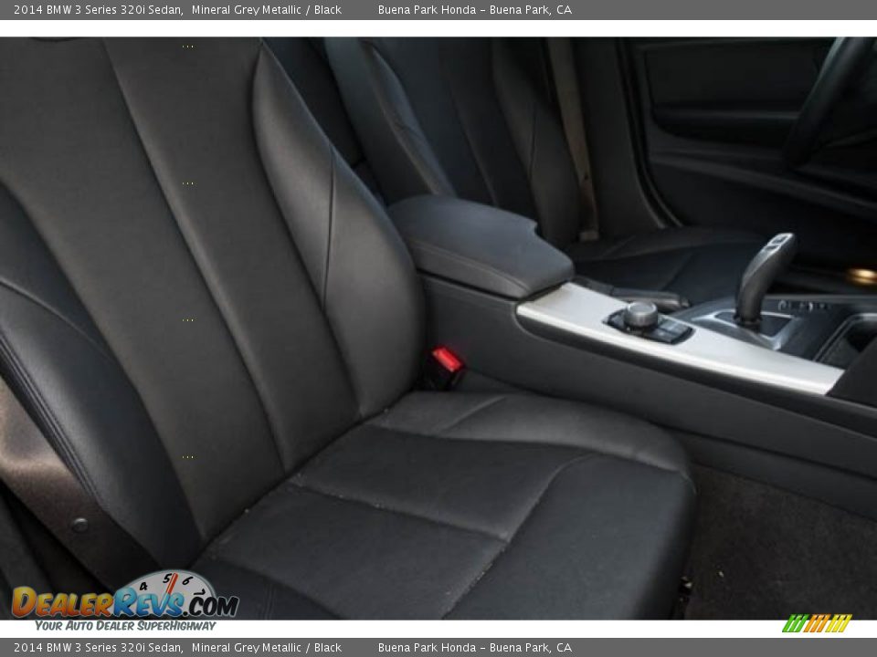 2014 BMW 3 Series 320i Sedan Mineral Grey Metallic / Black Photo #25