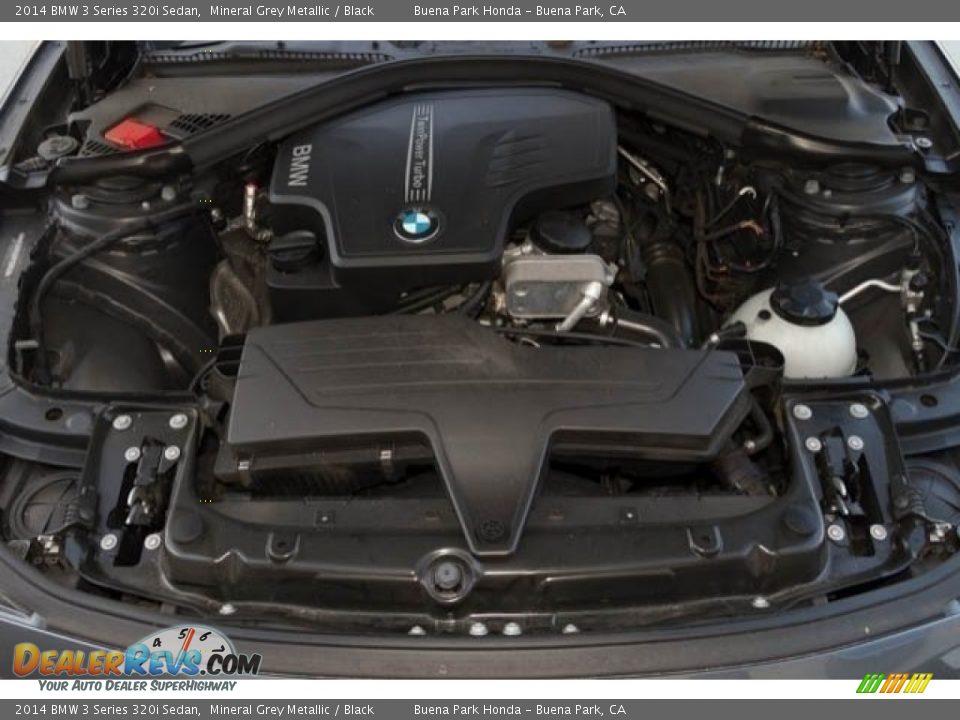2014 BMW 3 Series 320i Sedan Mineral Grey Metallic / Black Photo #33