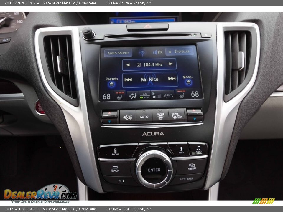 2015 Acura TLX 2.4 Slate Silver Metallic / Graystone Photo #26