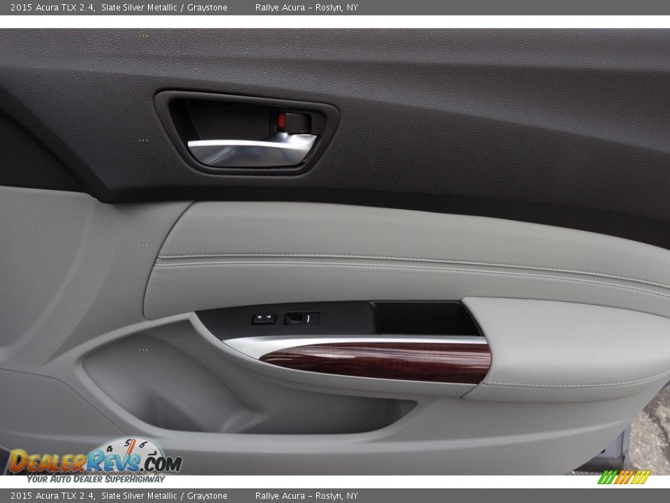 2015 Acura TLX 2.4 Slate Silver Metallic / Graystone Photo #31