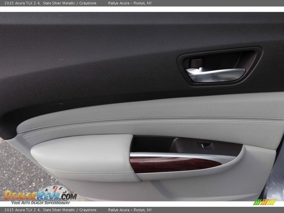 2015 Acura TLX 2.4 Slate Silver Metallic / Graystone Photo #32