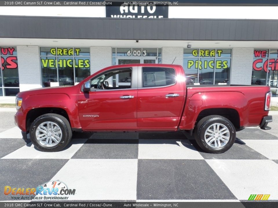 2018 GMC Canyon SLT Crew Cab Cardinal Red / Cocoa/­Dune Photo #1