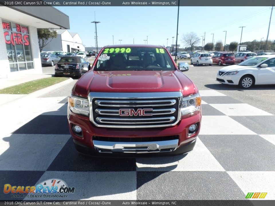 2018 GMC Canyon SLT Crew Cab Cardinal Red / Cocoa/­Dune Photo #2