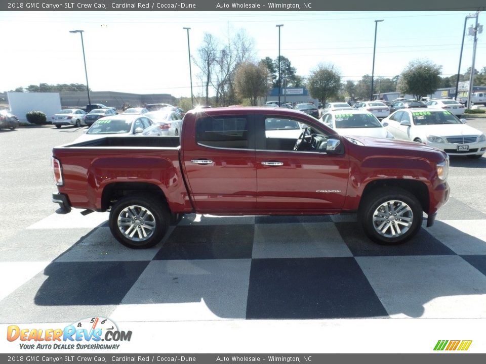 2018 GMC Canyon SLT Crew Cab Cardinal Red / Cocoa/­Dune Photo #3