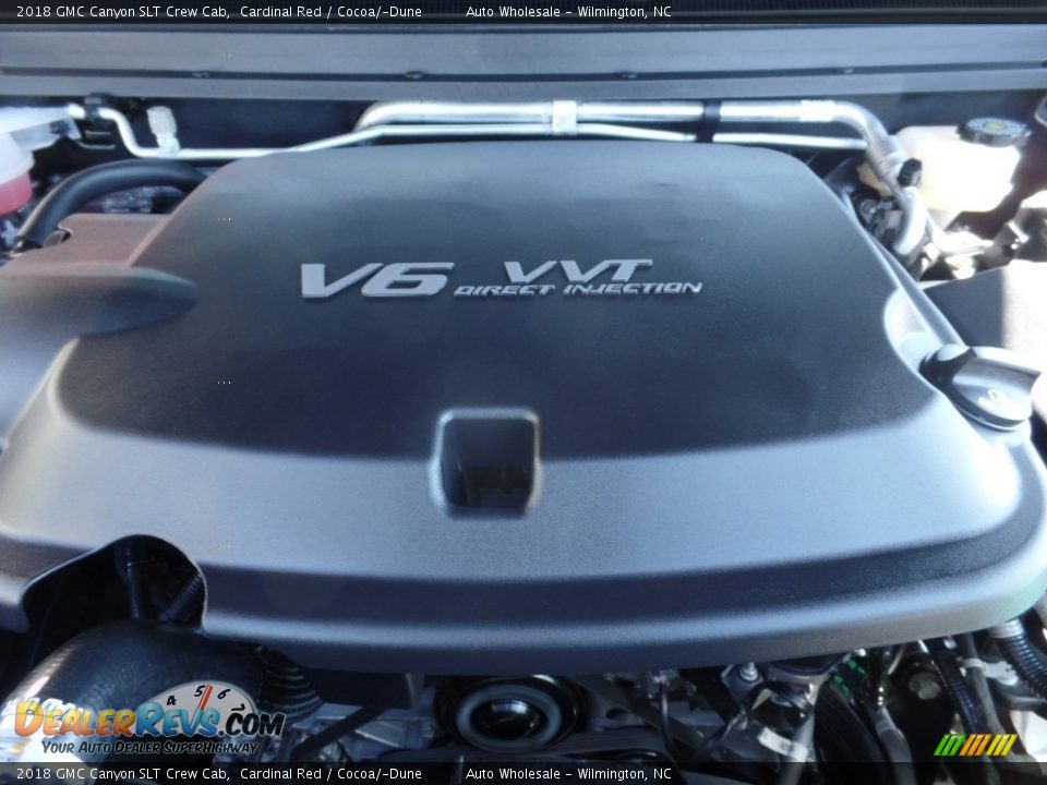 2018 GMC Canyon SLT Crew Cab Cardinal Red / Cocoa/­Dune Photo #6