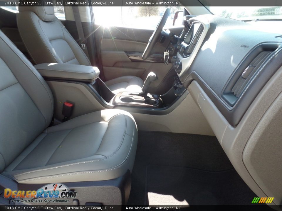 2018 GMC Canyon SLT Crew Cab Cardinal Red / Cocoa/­Dune Photo #12