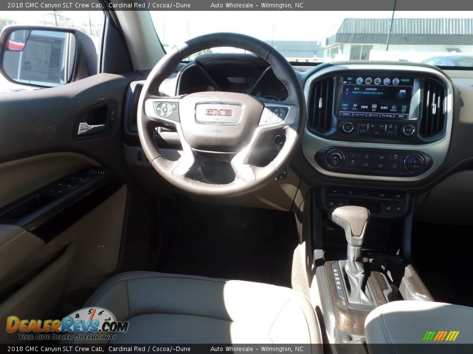 2018 GMC Canyon SLT Crew Cab Cardinal Red / Cocoa/­Dune Photo #15