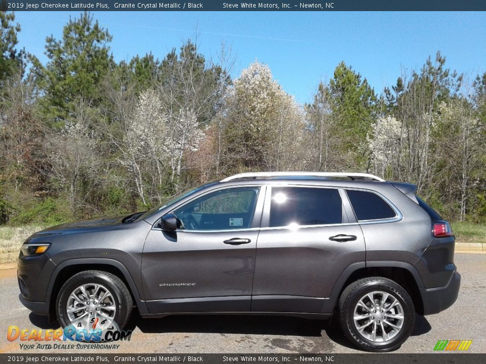 2019 Jeep Cherokee Latitude Plus Granite Crystal Metallic / Black Photo #1