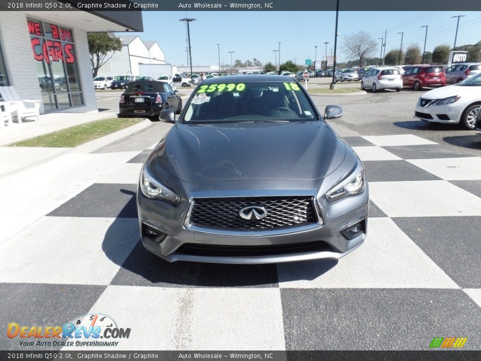 2018 Infiniti Q50 2.0t Graphite Shadow / Graphite Photo #2