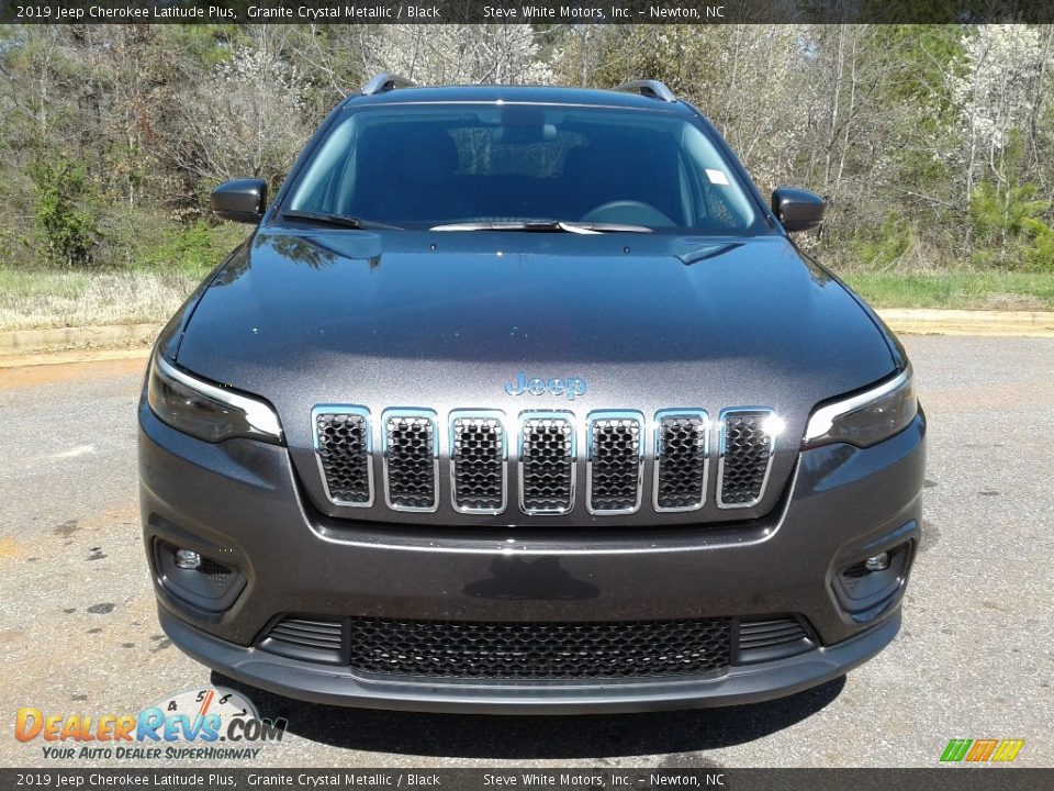 2019 Jeep Cherokee Latitude Plus Granite Crystal Metallic / Black Photo #3