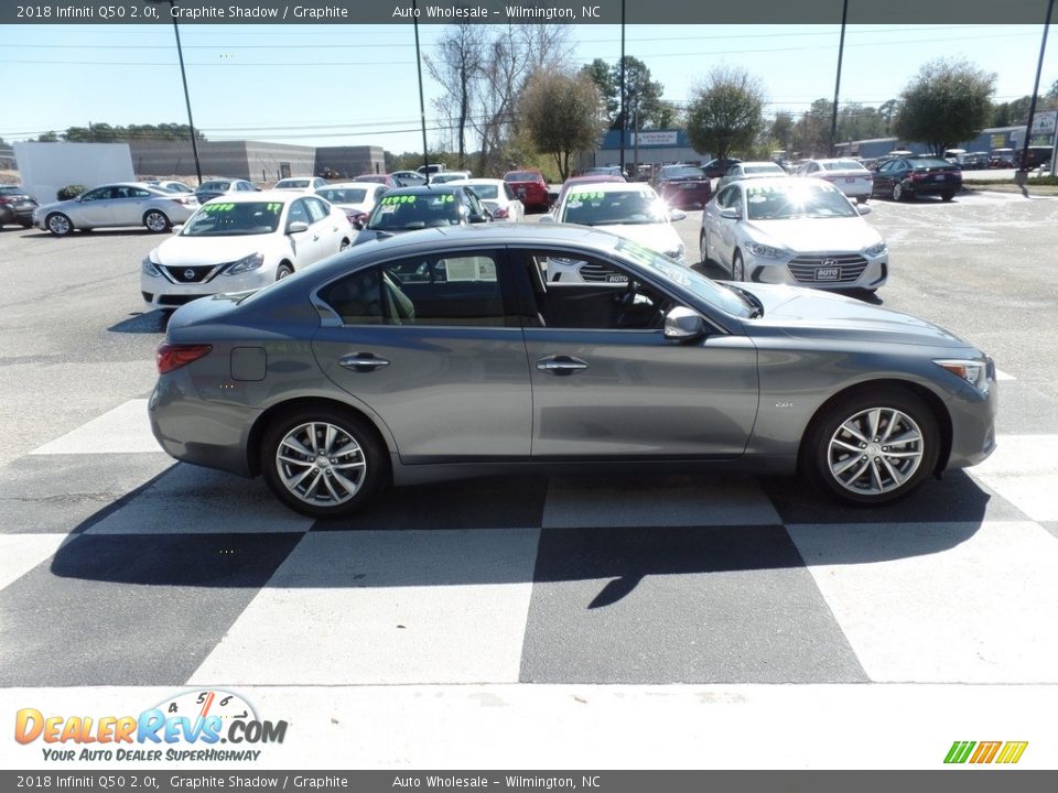 2018 Infiniti Q50 2.0t Graphite Shadow / Graphite Photo #3