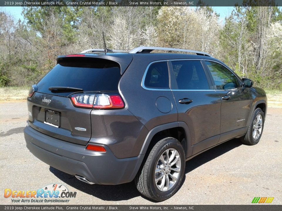 2019 Jeep Cherokee Latitude Plus Granite Crystal Metallic / Black Photo #6