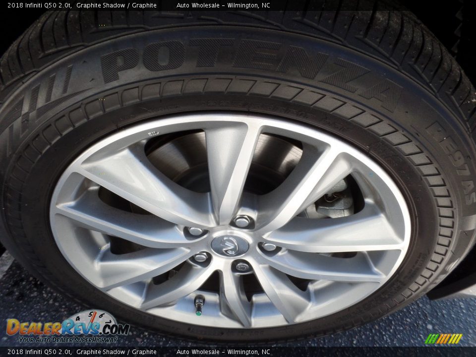 2018 Infiniti Q50 2.0t Graphite Shadow / Graphite Photo #7