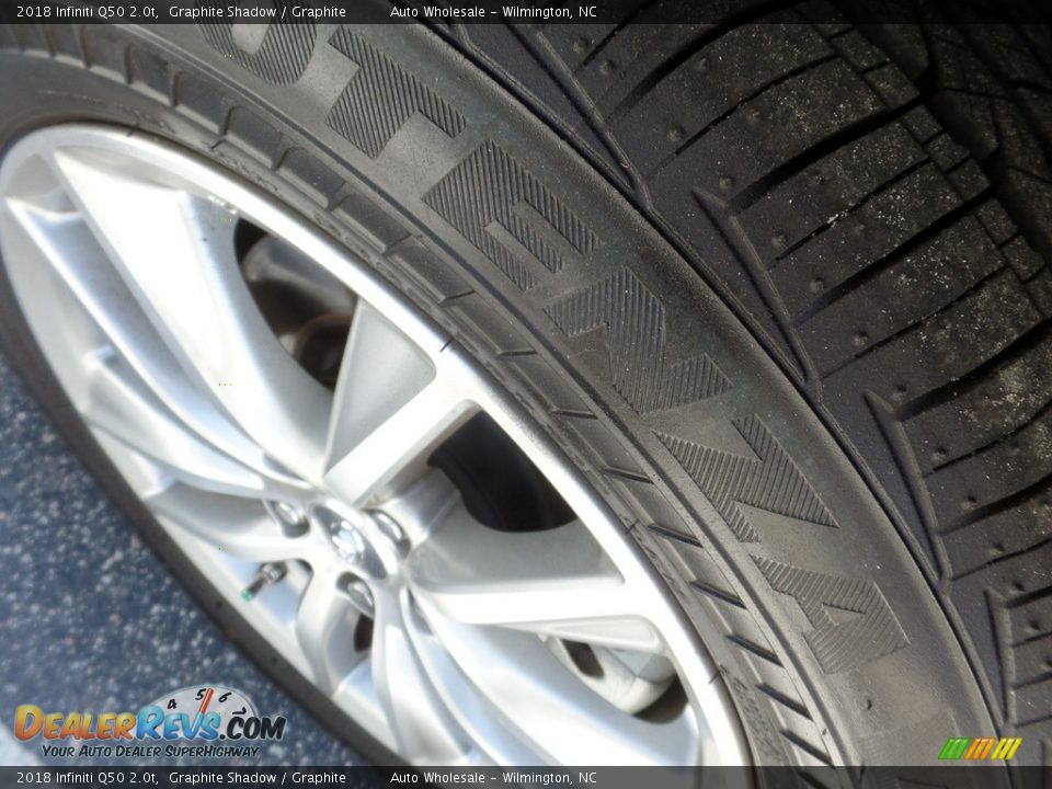 2018 Infiniti Q50 2.0t Graphite Shadow / Graphite Photo #8