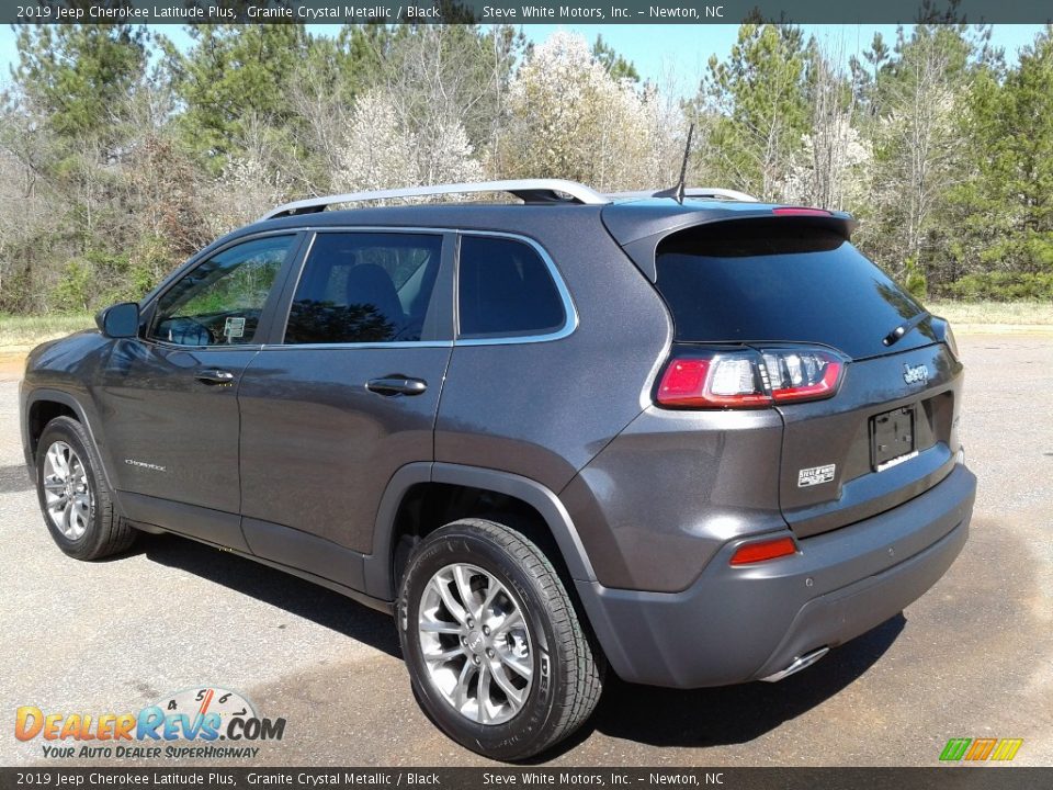 2019 Jeep Cherokee Latitude Plus Granite Crystal Metallic / Black Photo #8