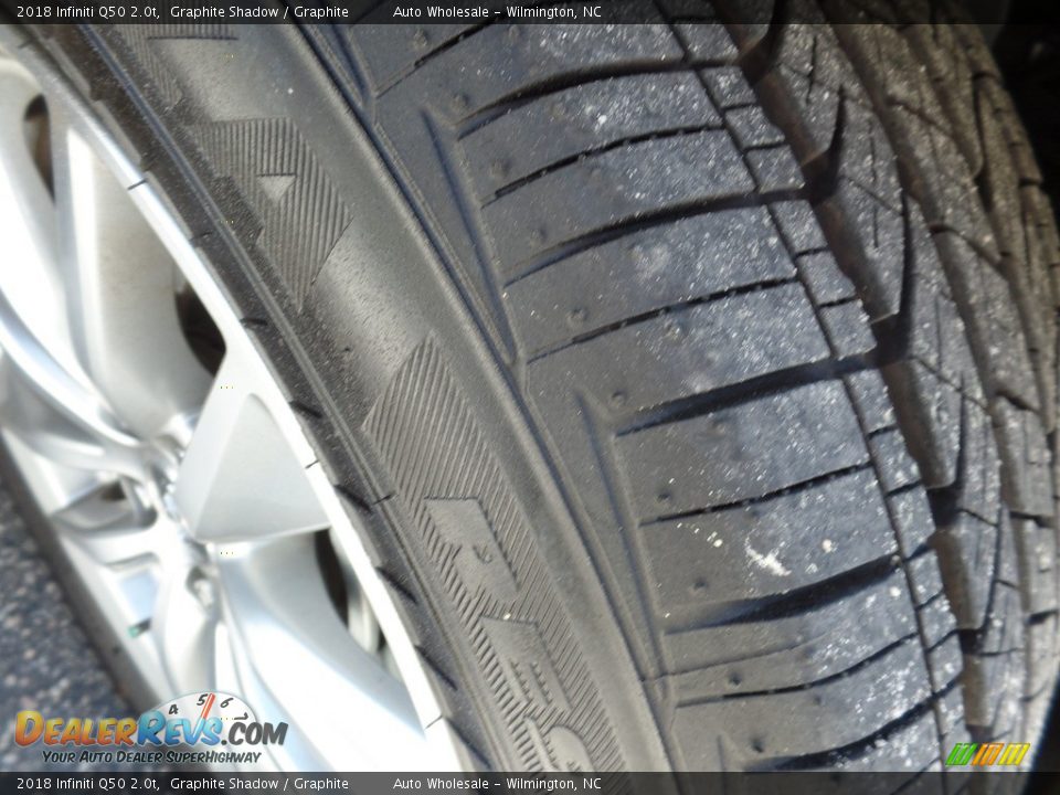 2018 Infiniti Q50 2.0t Graphite Shadow / Graphite Photo #9