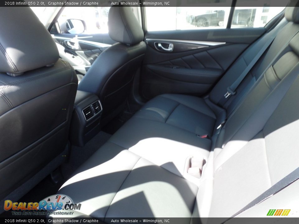 2018 Infiniti Q50 2.0t Graphite Shadow / Graphite Photo #12