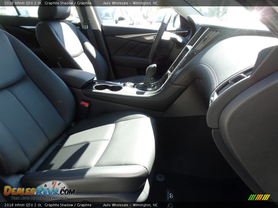 2018 Infiniti Q50 2.0t Graphite Shadow / Graphite Photo #13