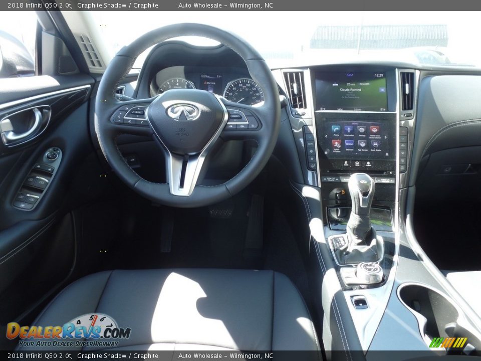 2018 Infiniti Q50 2.0t Graphite Shadow / Graphite Photo #15