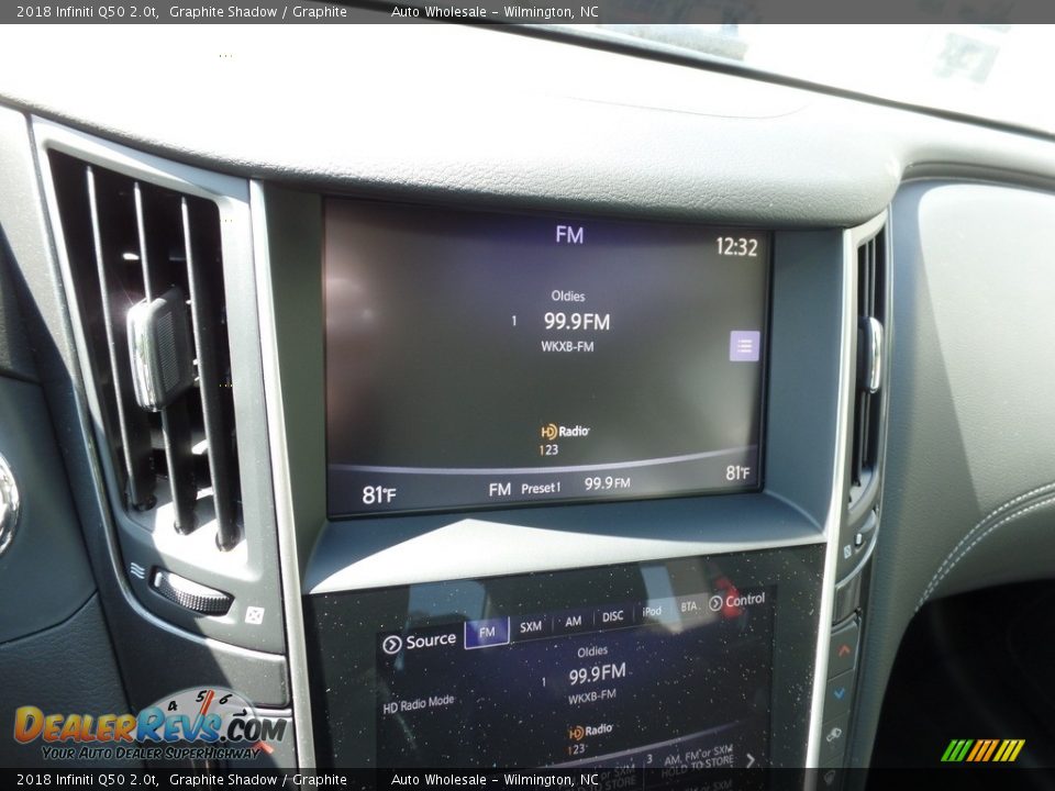 2018 Infiniti Q50 2.0t Graphite Shadow / Graphite Photo #17