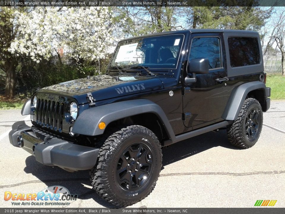 Front 3/4 View of 2018 Jeep Wrangler Willys Wheeler Edition 4x4 Photo #2