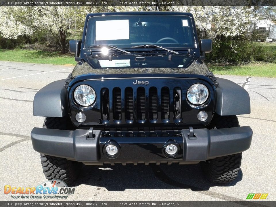 2018 Jeep Wrangler Willys Wheeler Edition 4x4 Black / Black Photo #3