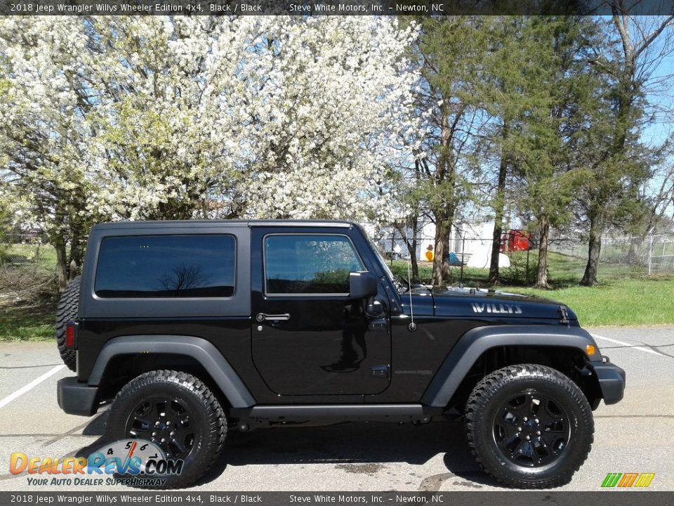 Black 2018 Jeep Wrangler Willys Wheeler Edition 4x4 Photo #5