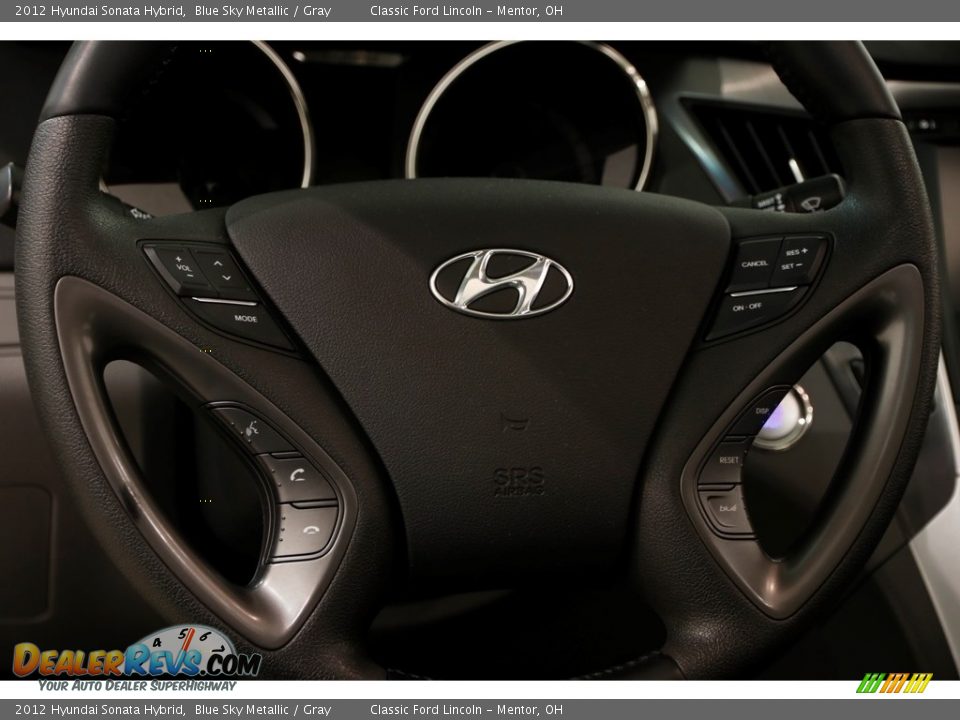 2012 Hyundai Sonata Hybrid Blue Sky Metallic / Gray Photo #6