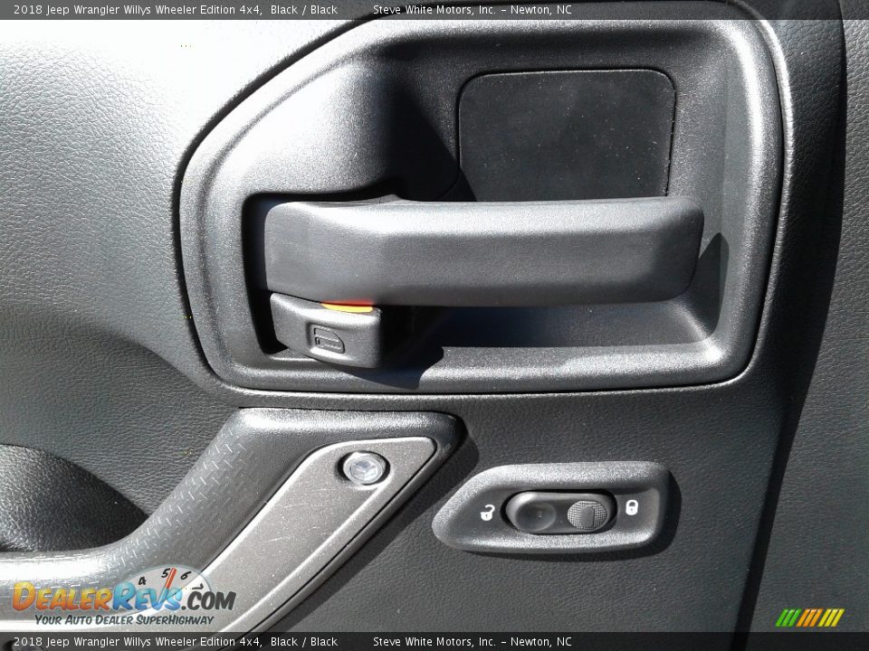 2018 Jeep Wrangler Willys Wheeler Edition 4x4 Black / Black Photo #9