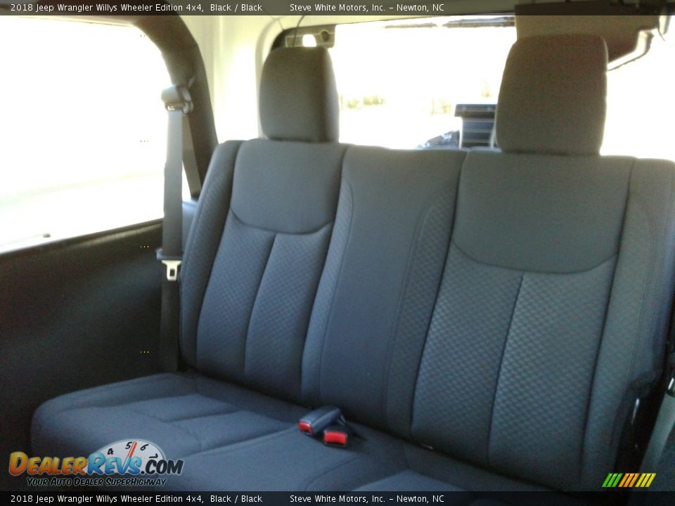 2018 Jeep Wrangler Willys Wheeler Edition 4x4 Black / Black Photo #11