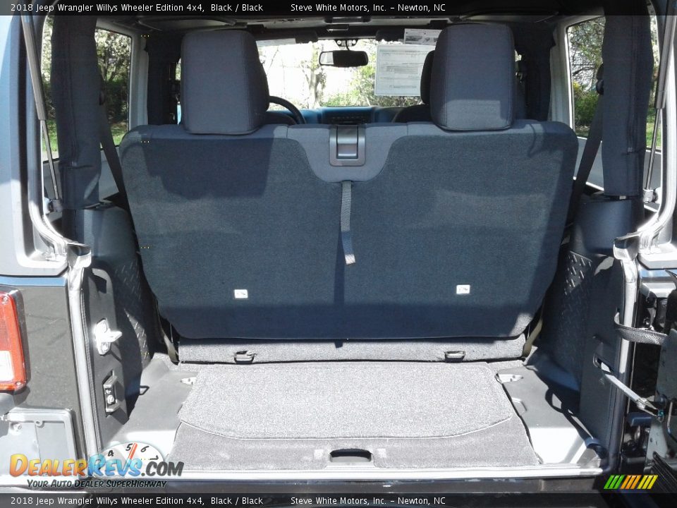 2018 Jeep Wrangler Willys Wheeler Edition 4x4 Black / Black Photo #12