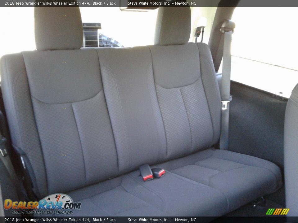 2018 Jeep Wrangler Willys Wheeler Edition 4x4 Black / Black Photo #13